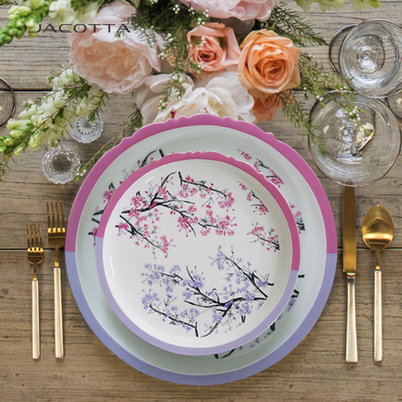 Valentine Ceramic Dessert Plates from China Manufacturer Shanxi